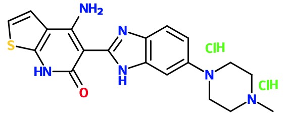 (image for) MC085359 HPK1-IN-2 dihydrochloride